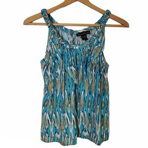 Marisa Christina Linen Blend Tank Top Small